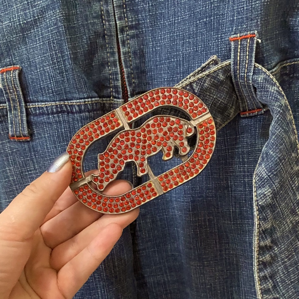 Retro 00’s Ecko Red Jean Jumpsuit